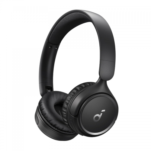 Soundcore H30i Wireless On-Ear Headphones, Foldable Design, Pure Bass, 70H Playtime, Bluetooth 5.3, Lightweight and Comfortable, App Connectivity, Multipoint Connection (Black)